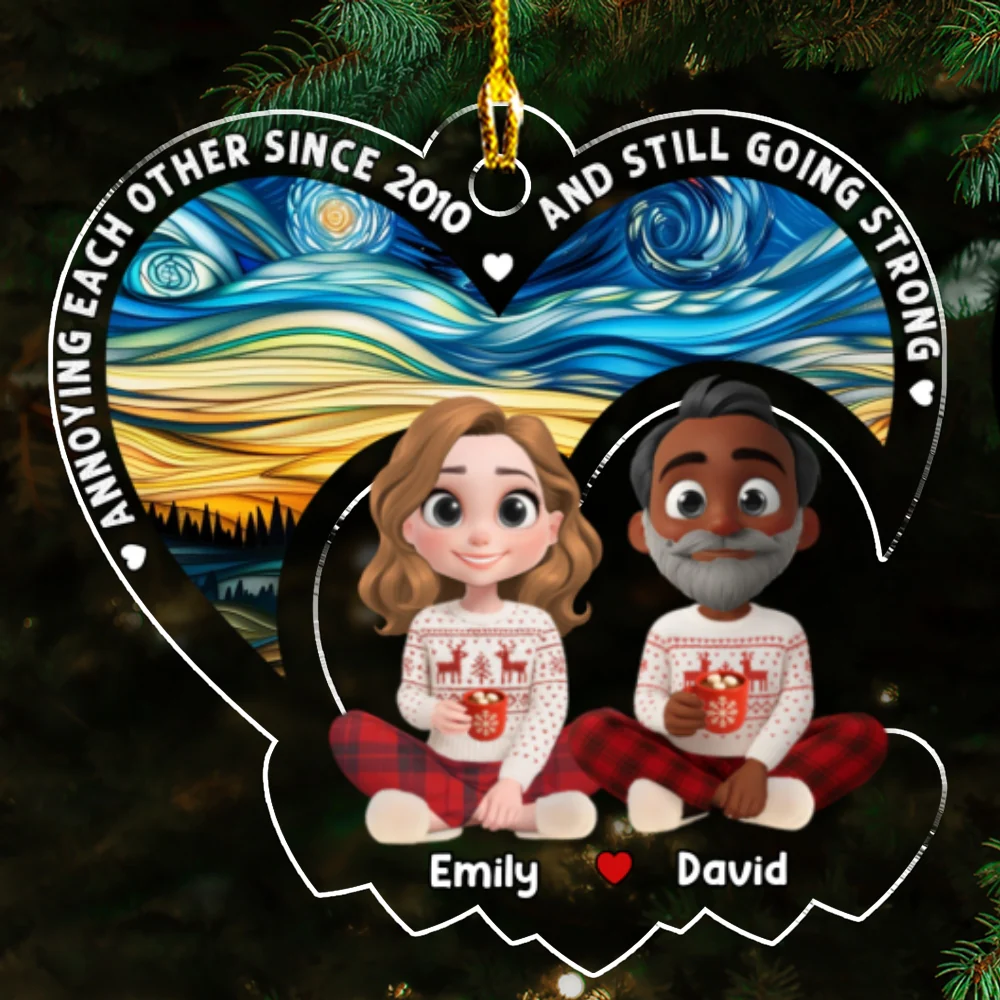 My Love For You - Personalized Custom Acrylic Ornament - Image 7