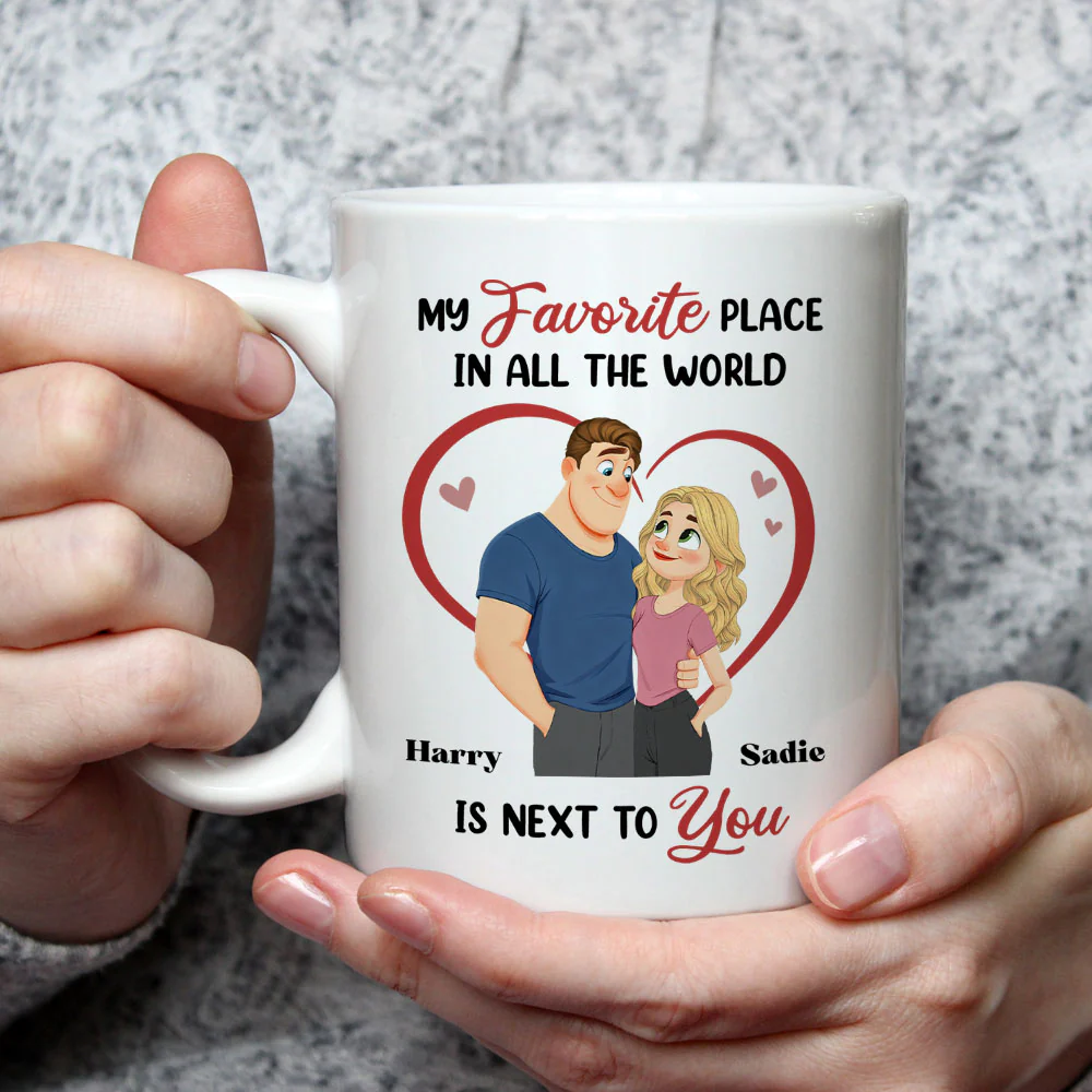 My Love For You - Personalized Custom Coffee Mug - Image 3