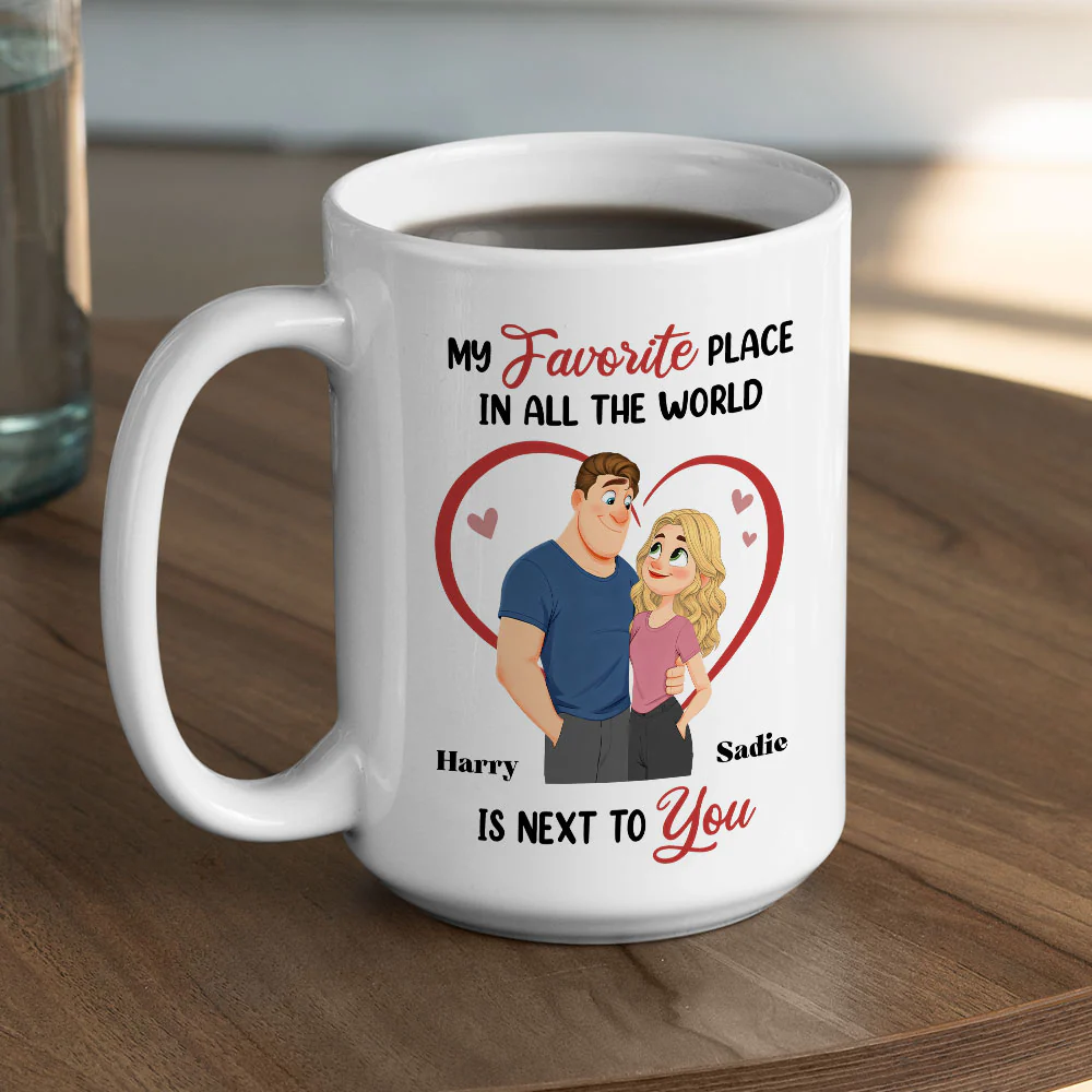 My Love For You - Personalized Custom Coffee Mug - Image 5