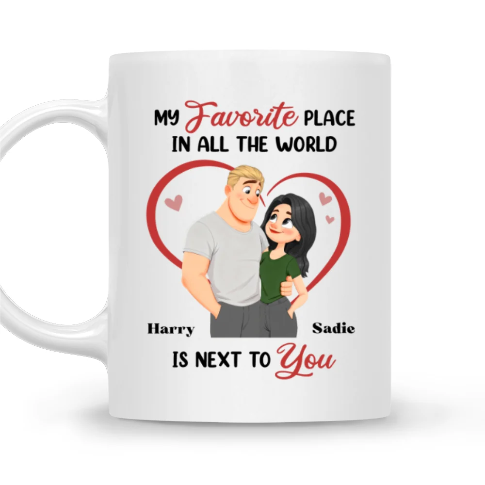 My Love For You - Personalized Custom Coffee Mug - Image 7