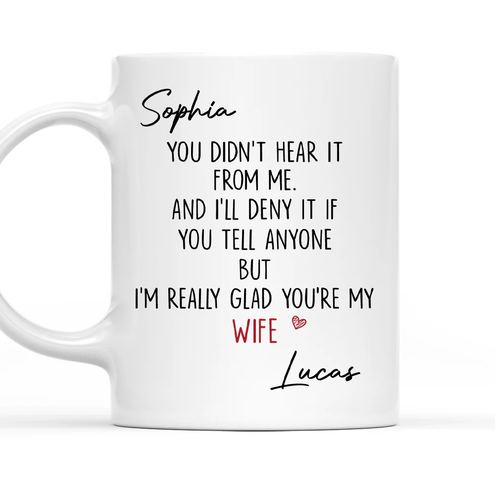 My Love For You - Personalized Custom Coffee Mug