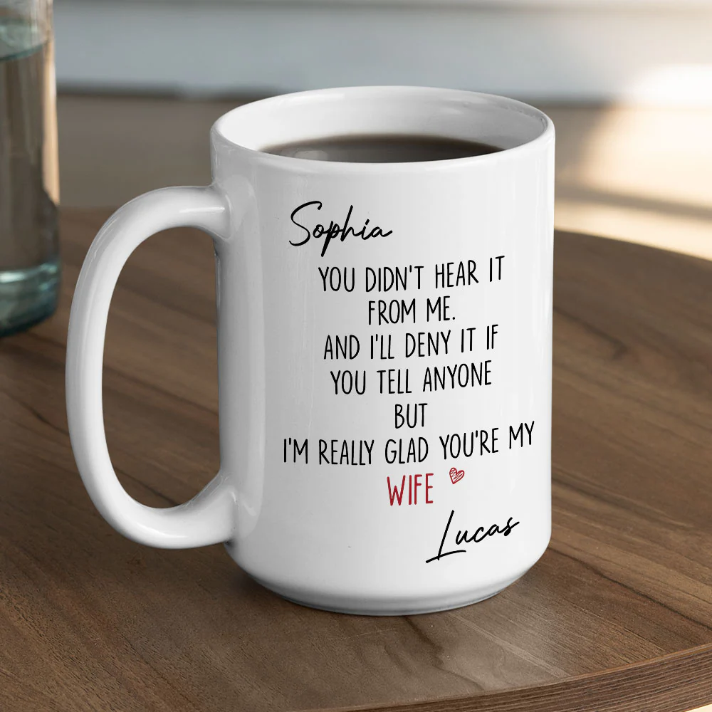 My Love For You - Personalized Custom Coffee Mug - Image 5