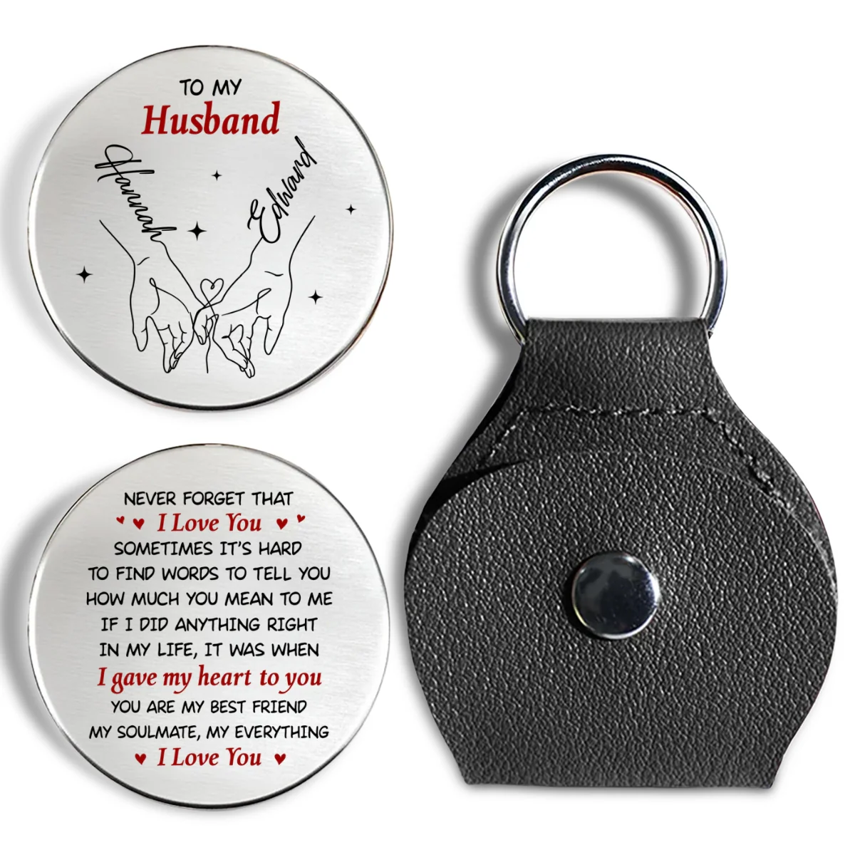 My Love For You - Personalized Custom Pocket Hug - Image 6