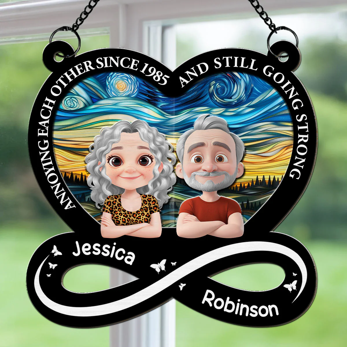 My Love For You - Personalized Custom Suncatcher