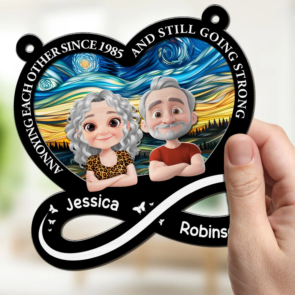 My Love For You - Personalized Custom Suncatcher - Image 5