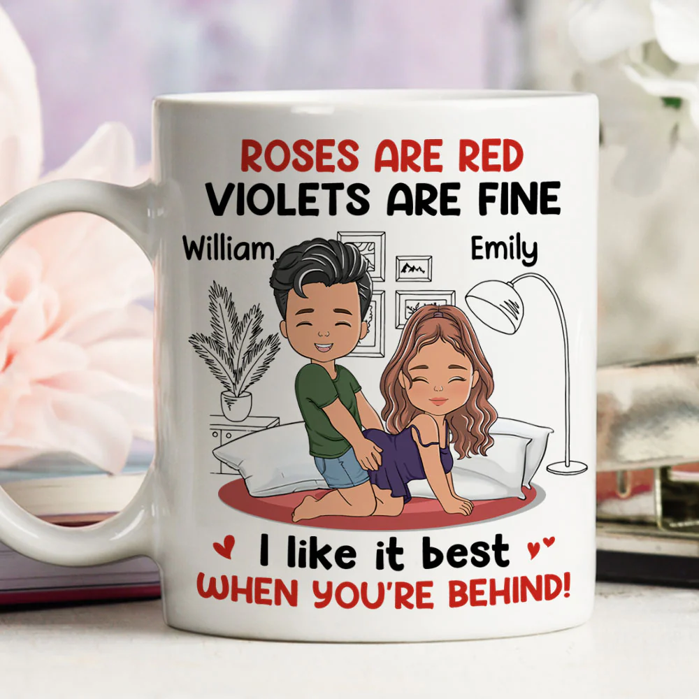My Love For You Reaches Beyond Measure - Personalized Custom Coffee Mug - Image 4