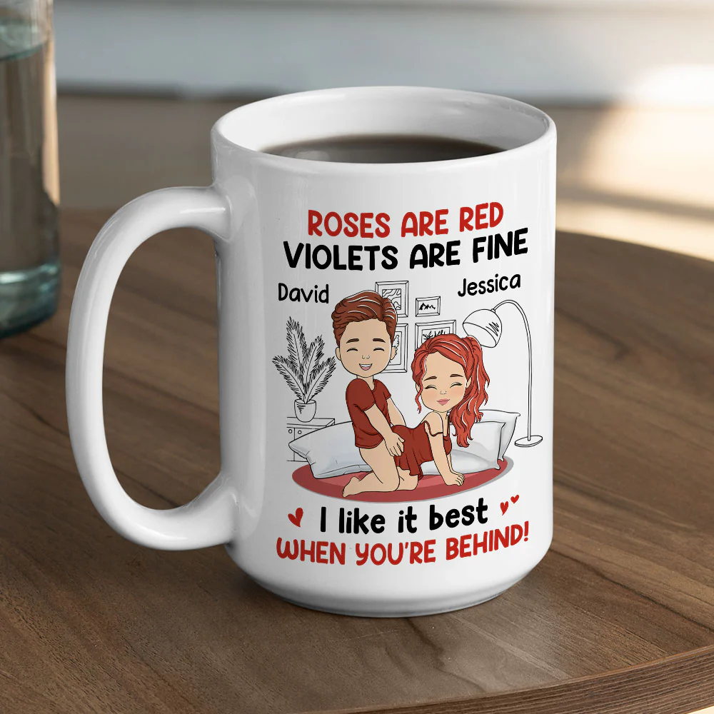 My Love For You Reaches Beyond Measure - Personalized Custom Coffee Mug - Image 5