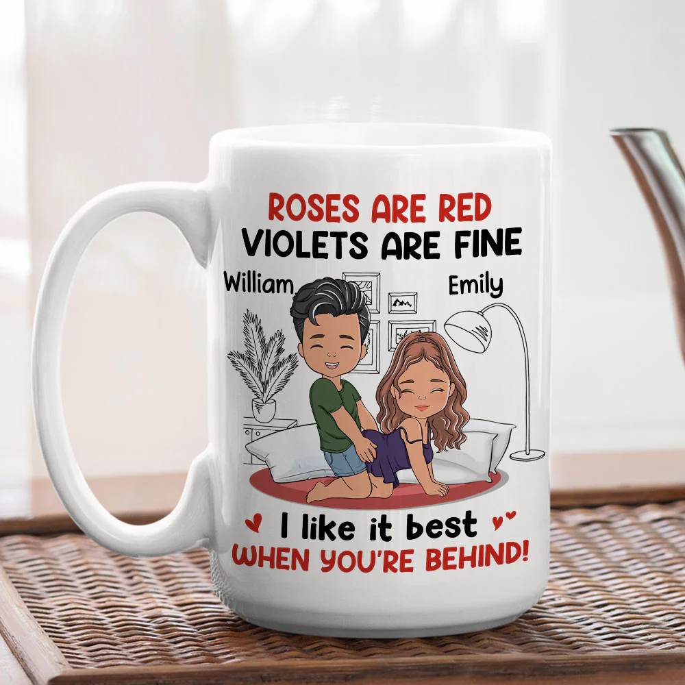 My Love For You Reaches Beyond Measure - Personalized Custom Coffee Mug - Image 6