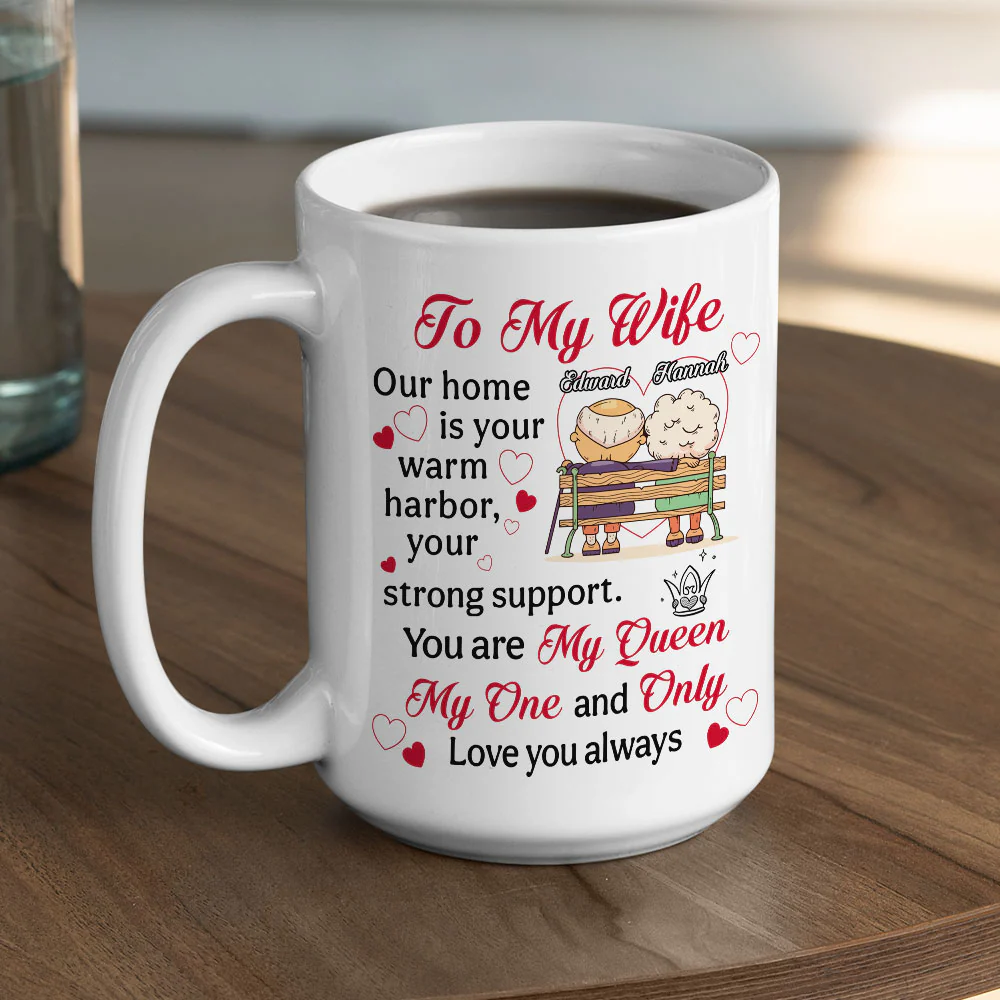 My Love - Personalized Custom Coffee Mug - Image 4
