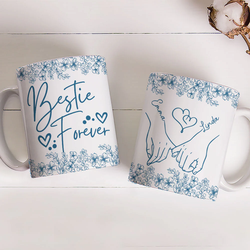 My Lovely Bestie - Personalized Custom Coffee Mug - Image 4