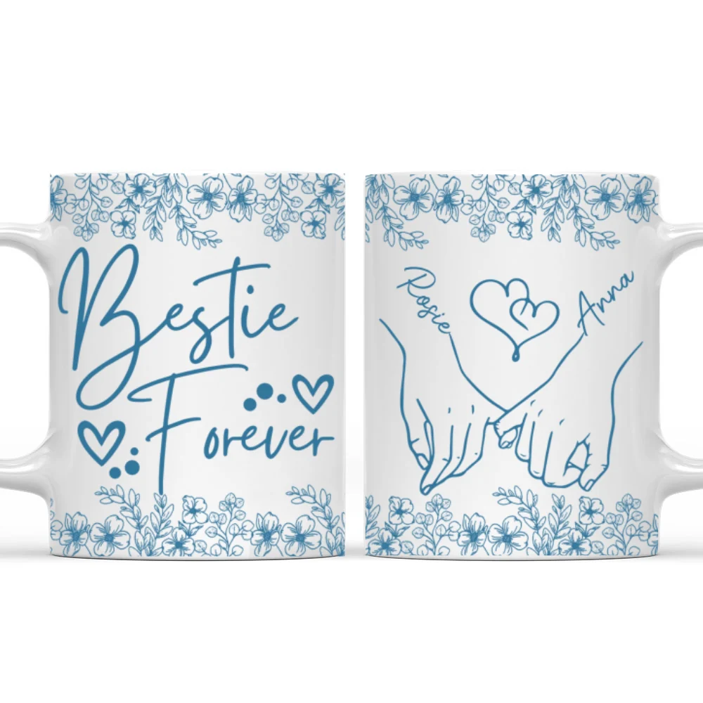 My Lovely Bestie - Personalized Custom Coffee Mug - Image 7