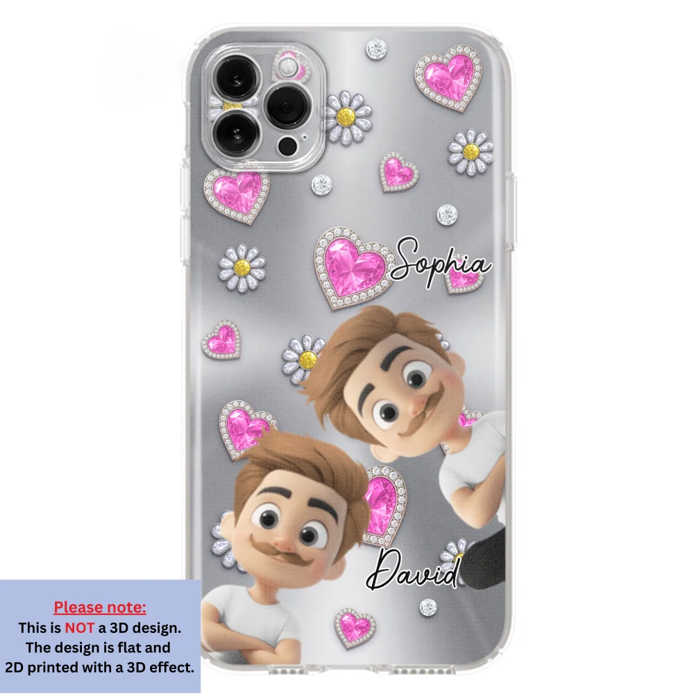 My Lovely Grandkids - Personalized Custom 3D Effect Phone Case - Image 14