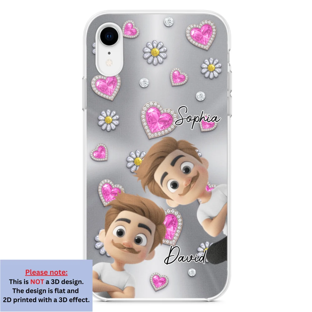 My Lovely Grandkids - Personalized Custom 3D Effect Phone Case - Image 22