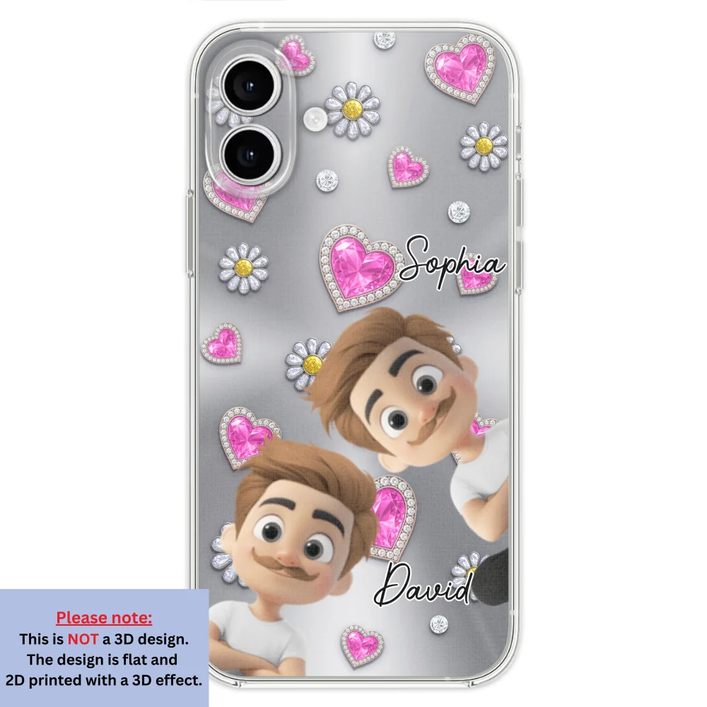 My Lovely Grandkids - Personalized Custom 3D Effect Phone Case - Image 25