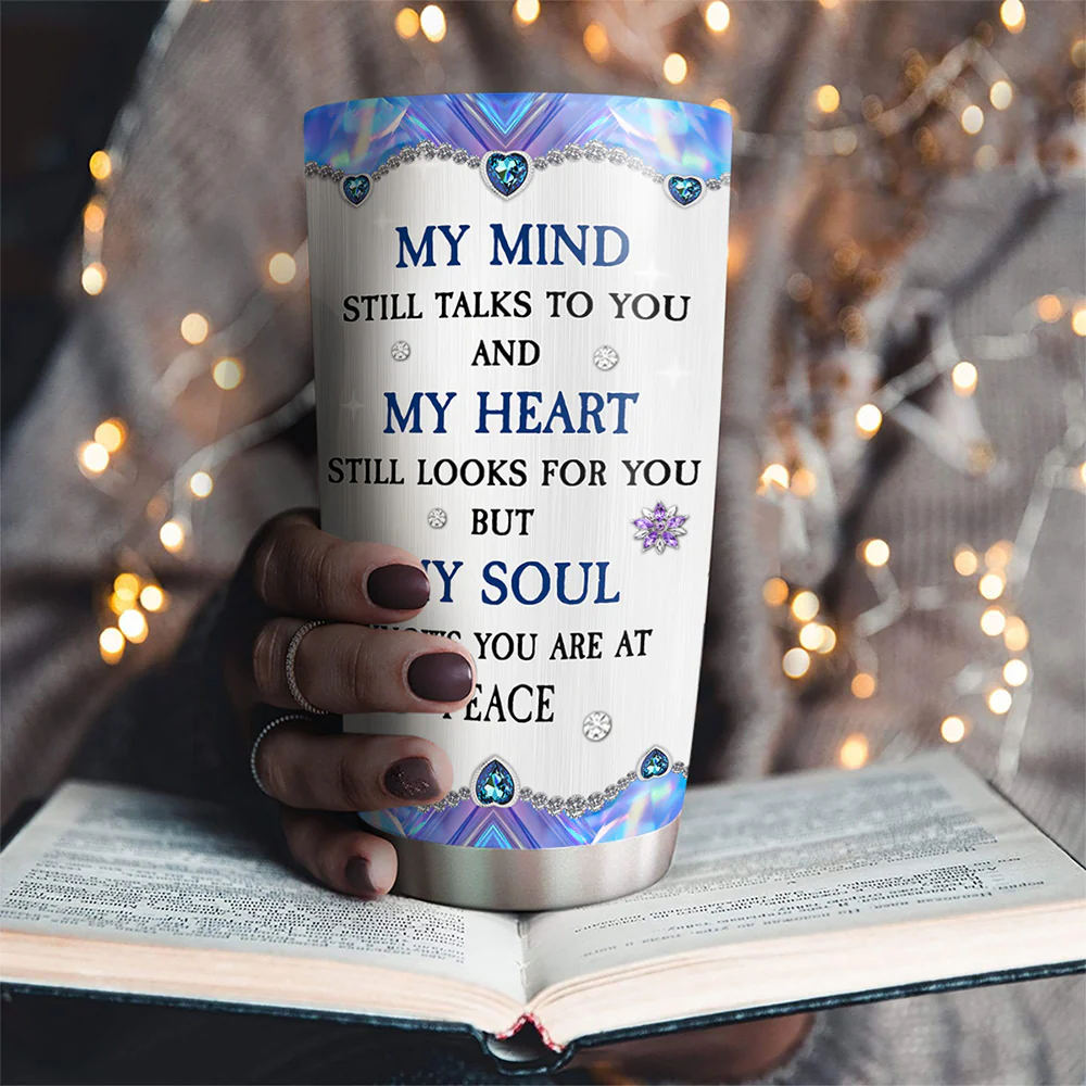 My Mind My Heart My Soul - Personalized Custom Tumbler - Image 4