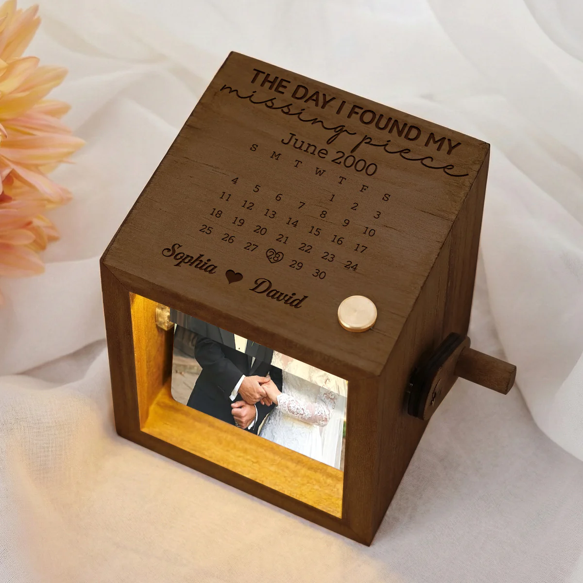 My Missing Piece - Personalized Custom Photo Flipbook Animation Box - Image 3