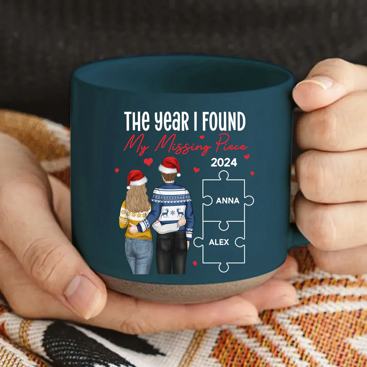 My Missing Piece - Personalized Custom Pottery Mug - Image 3
