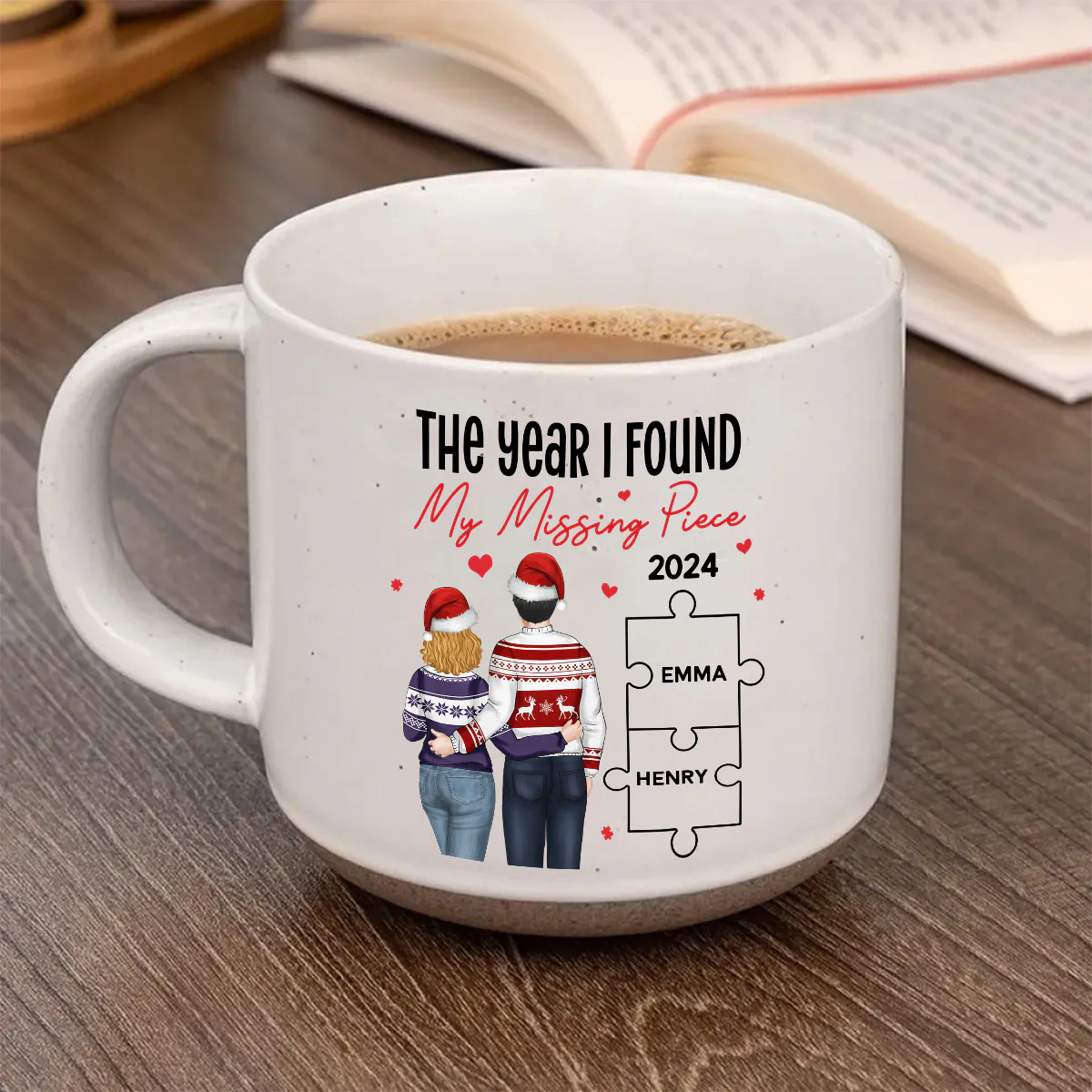 My Missing Piece - Personalized Custom Pottery Mug - Image 4