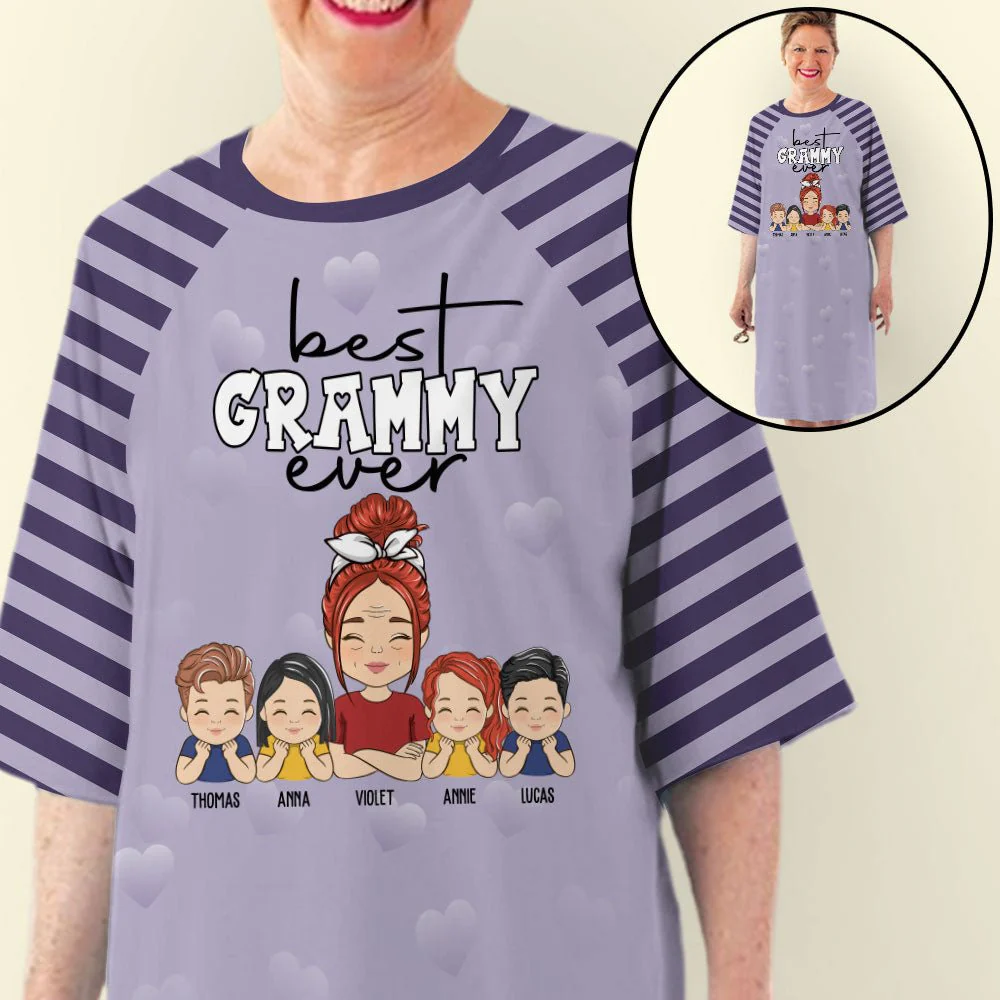 My One And Only Grandma - Personalized Custom 3/4 Sleeve Dress - Image 2