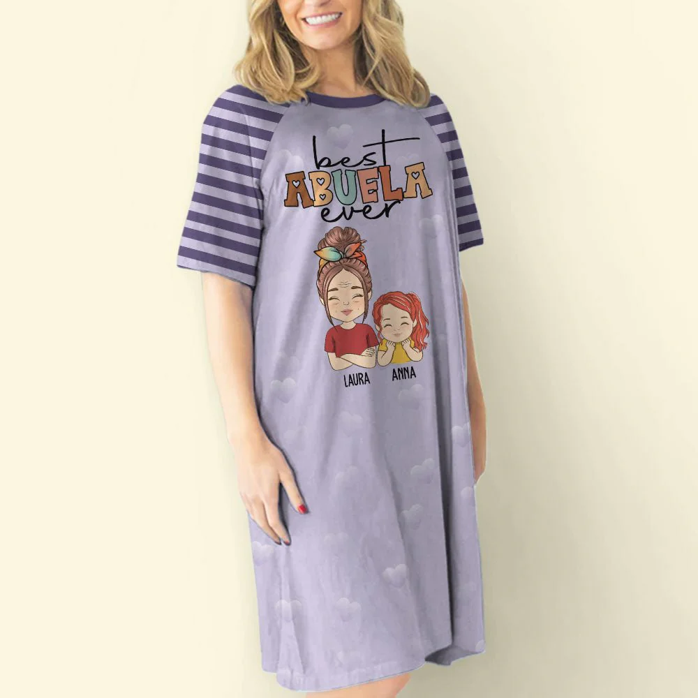 My One And Only Grandma - Personalized Custom 3/4 Sleeve Dress - Image 3