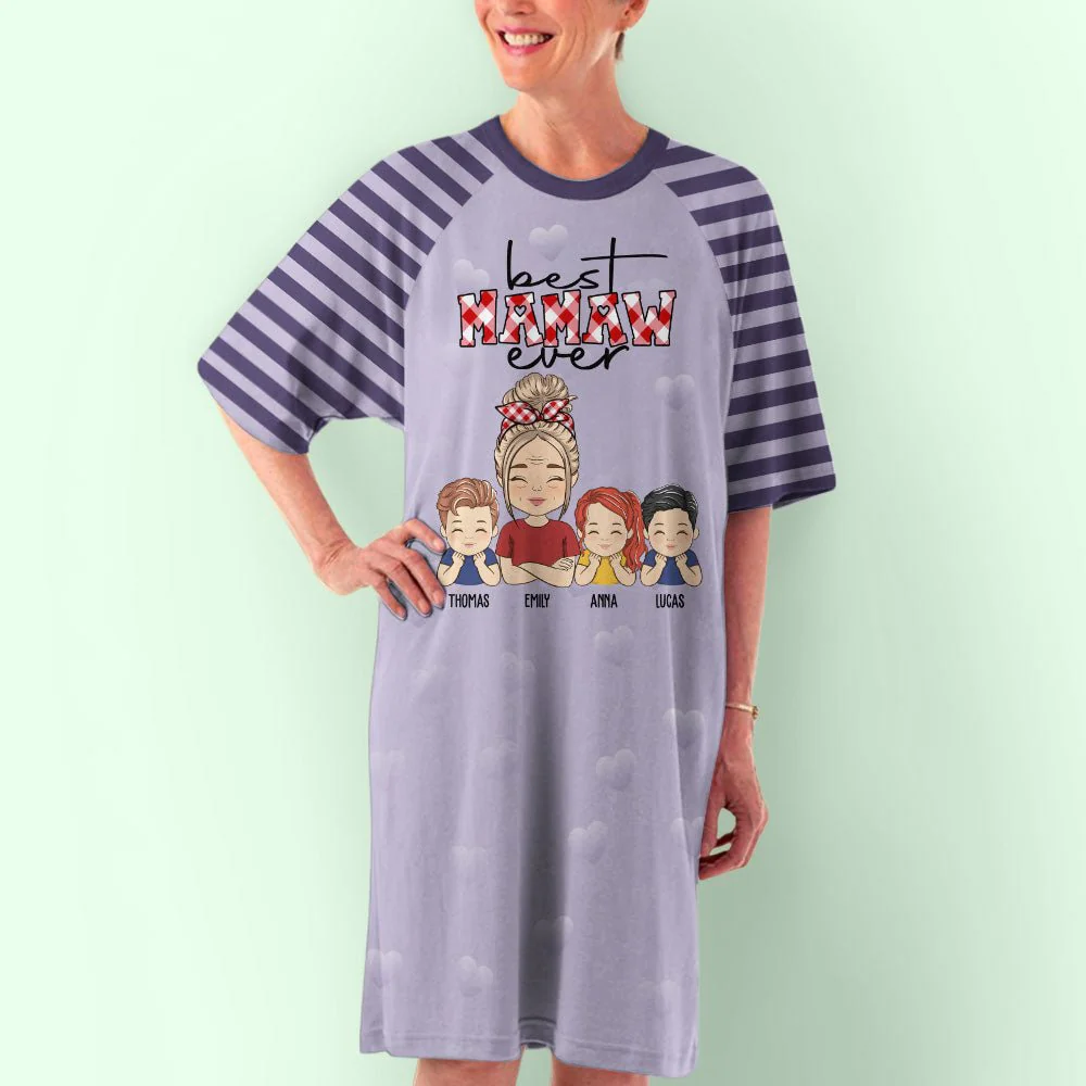My One And Only Grandma - Personalized Custom 3/4 Sleeve Dress - Image 4