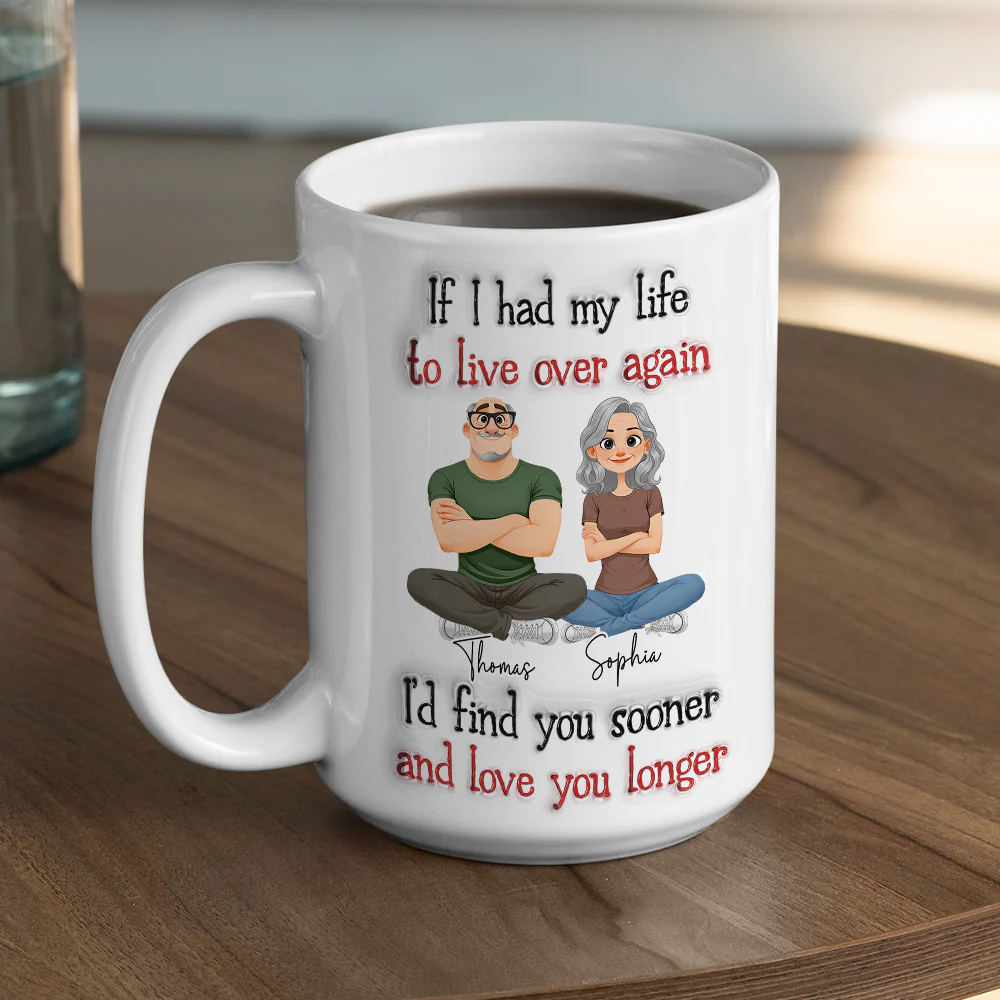 My One Love - Personalized Custom 3D Inflated Effect Mug - Image 5