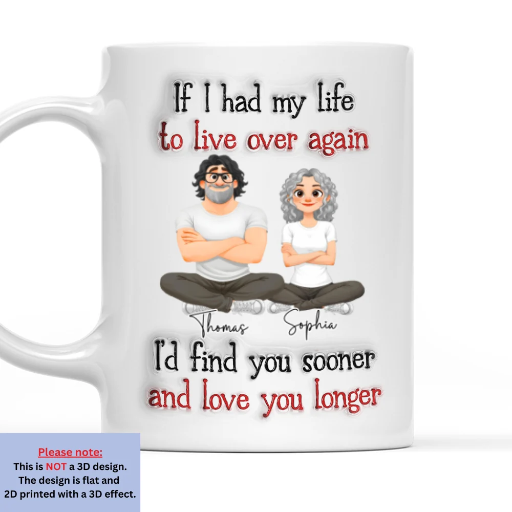 My One Love - Personalized Custom 3D Inflated Effect Mug - Image 7