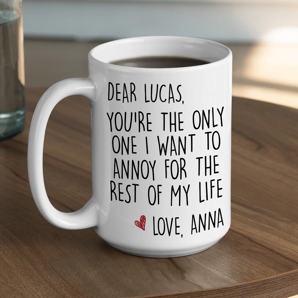 My Only One - Personalized Custom Coffee Mug - Image 3