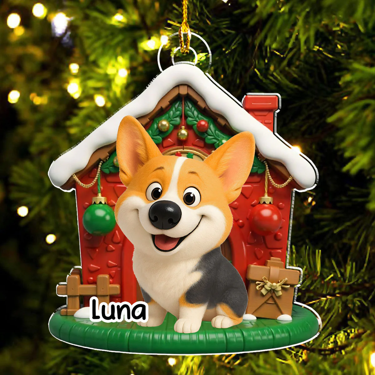 My Own Place - Personalized Custom 3D Effect Acrylic Ornament - Image 4