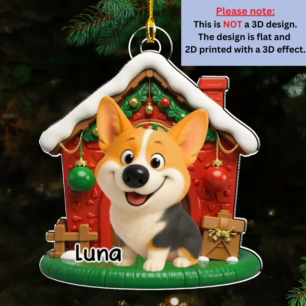 My Own Place - Personalized Custom 3D Effect Acrylic Ornament - Image 7
