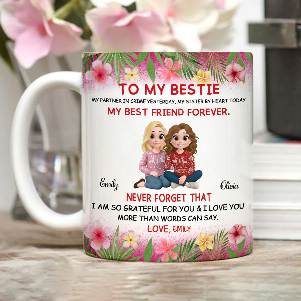 My Partner In Crime Yesterday - Personalized Custom Coffee Mug - Image 3