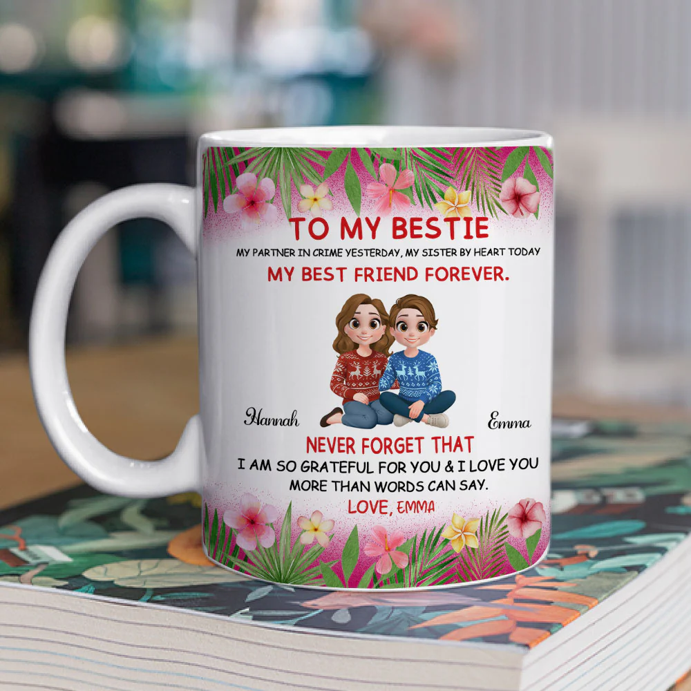 My Partner In Crime Yesterday - Personalized Custom Coffee Mug - Image 4