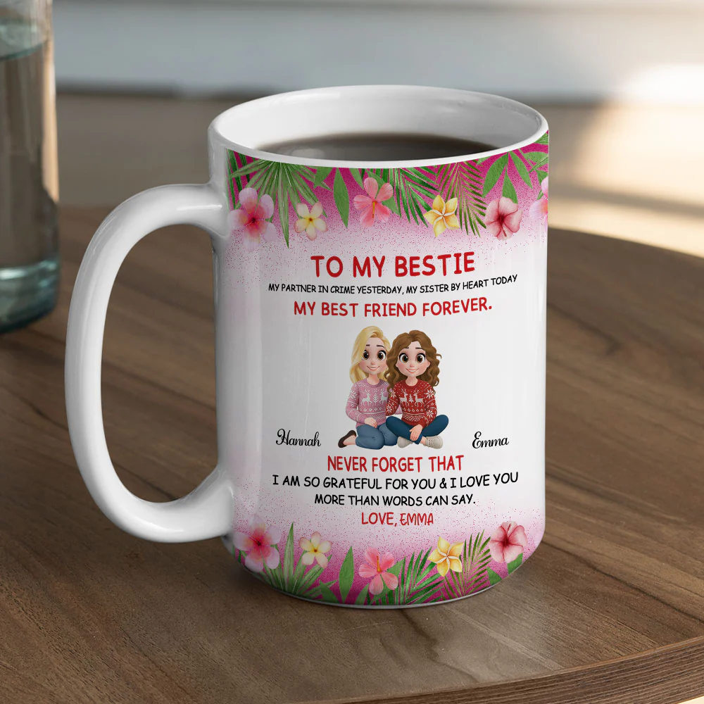 My Partner In Crime Yesterday - Personalized Custom Coffee Mug - Image 5