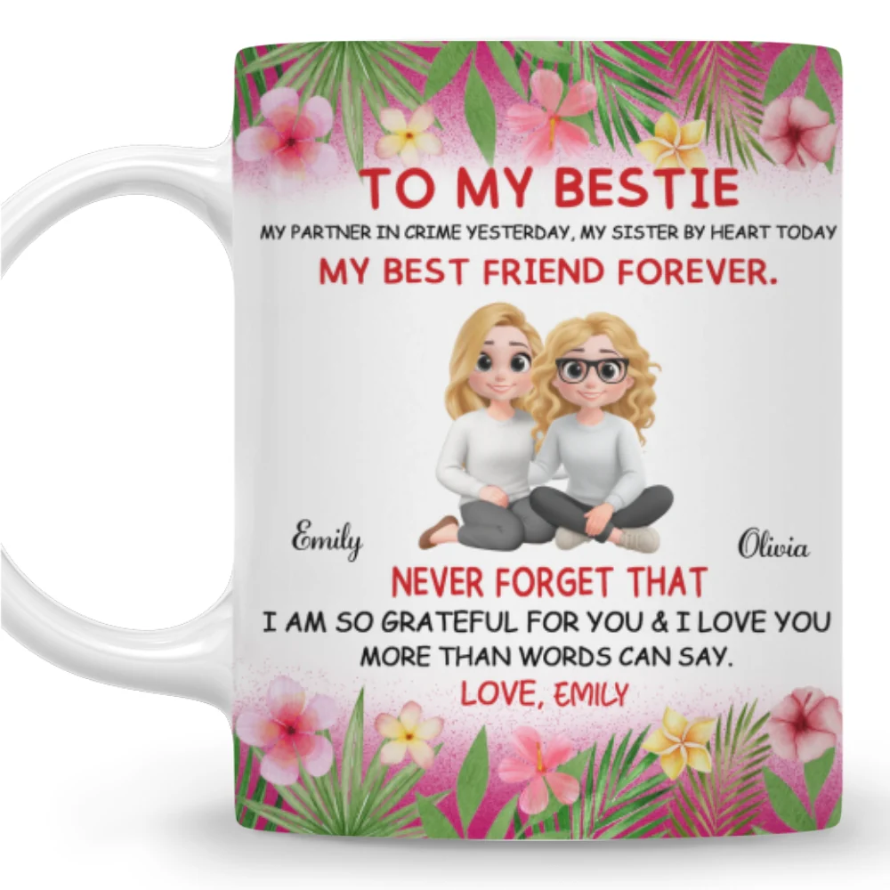 My Partner In Crime Yesterday - Personalized Custom Coffee Mug - Image 8