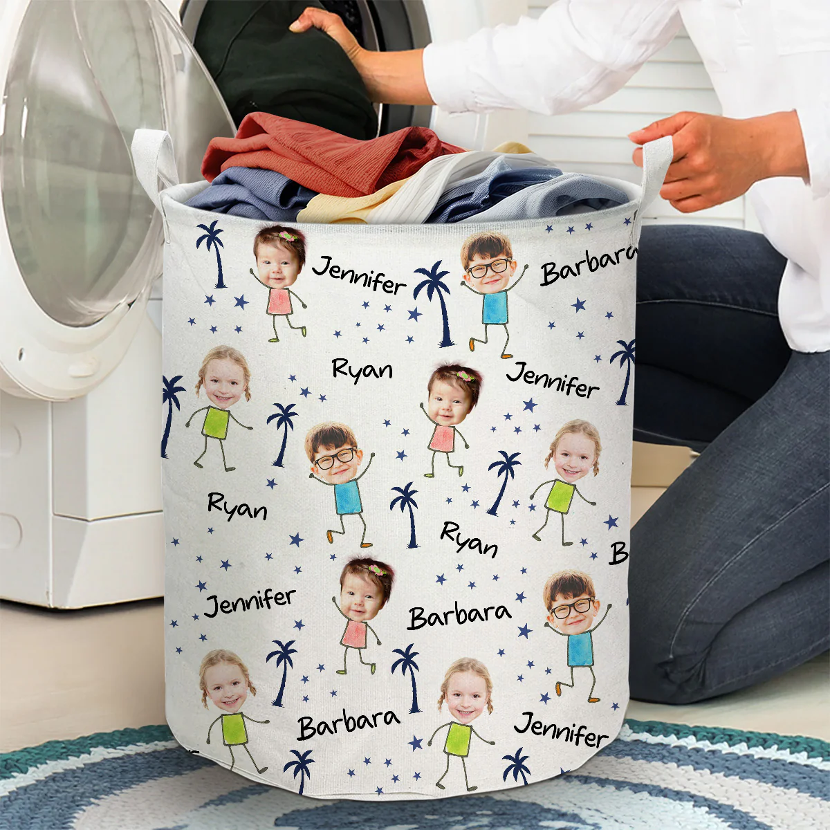 My Property - Personalized Custom Laundry Basket - Image 3