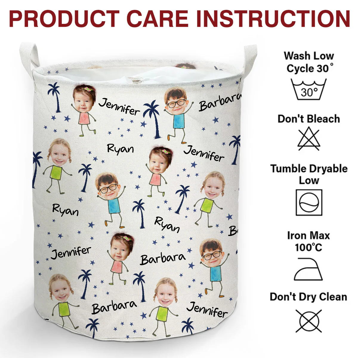 My Property - Personalized Custom Laundry Basket - Image 5