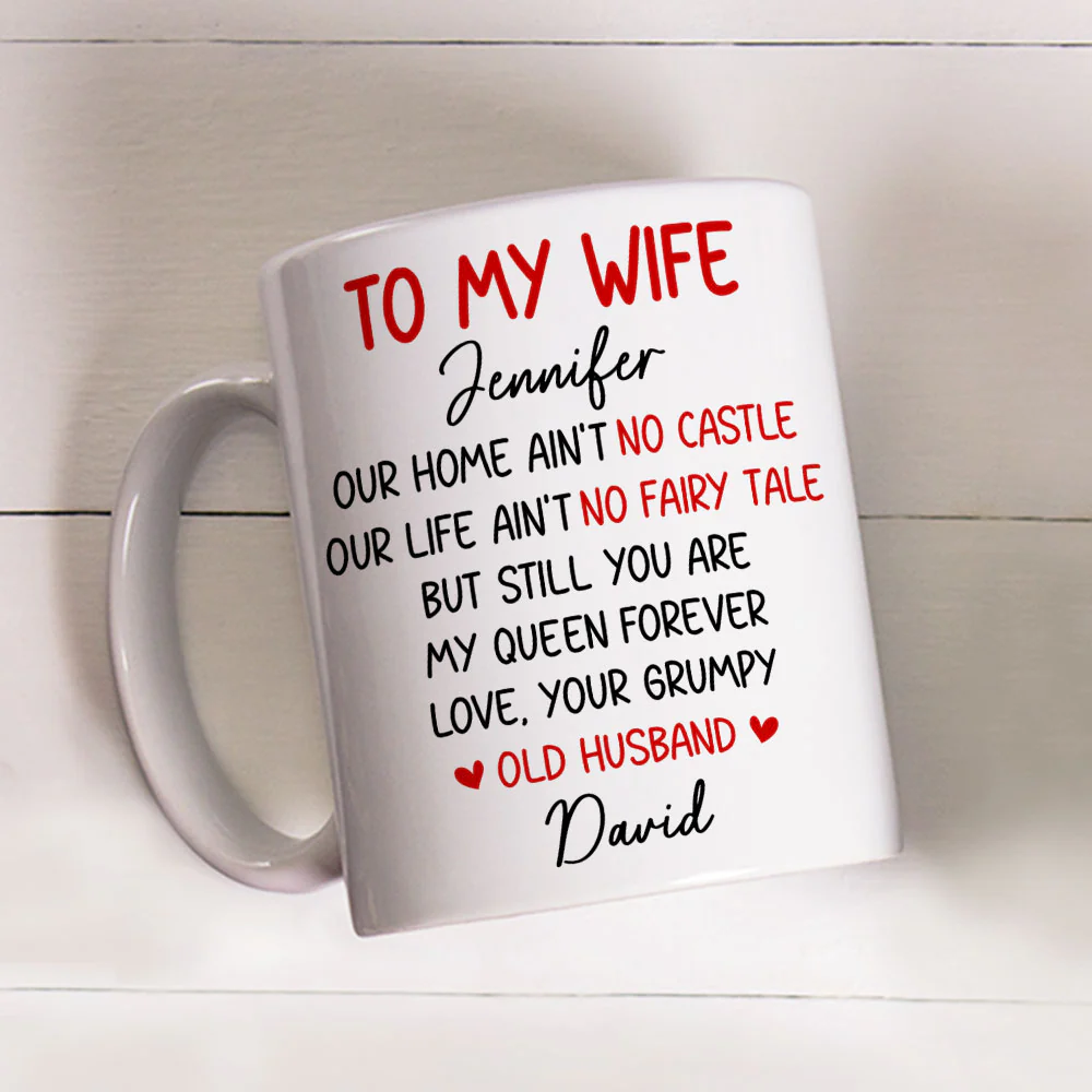 My Queen Forever - Personalized Custom Coffee Mug - Image 3