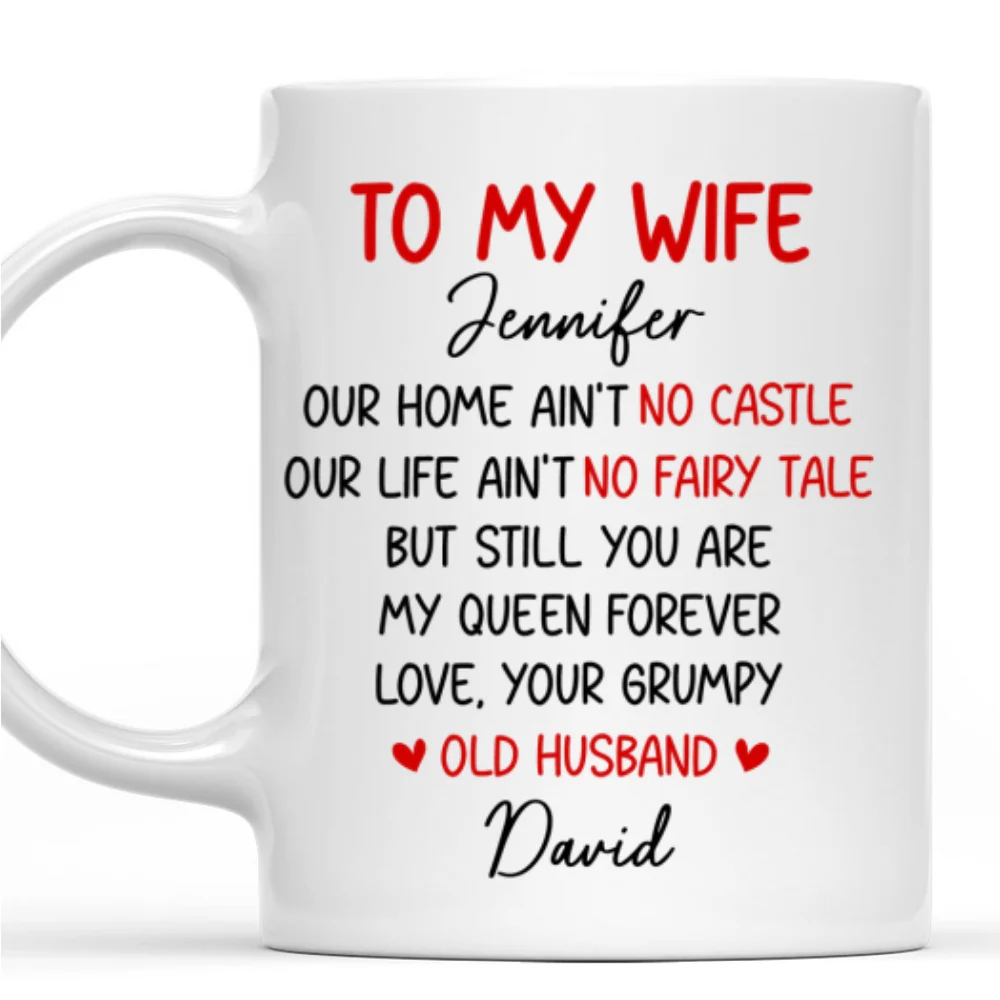 My Queen Forever - Personalized Custom Coffee Mug - Image 6