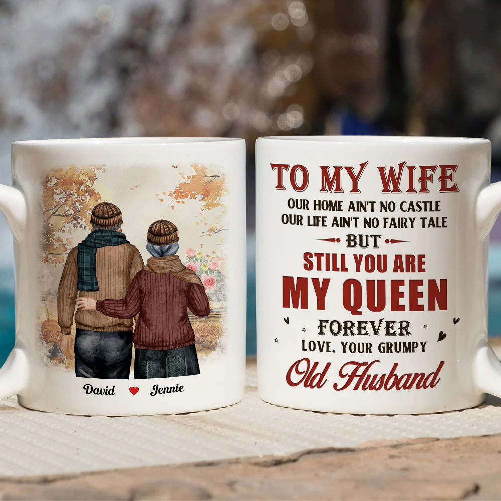 My Queen Forever - Personalized Custom Coffee Mug - Image 2