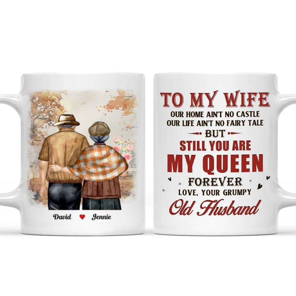 My Queen Forever - Personalized Custom Coffee Mug - Image 6