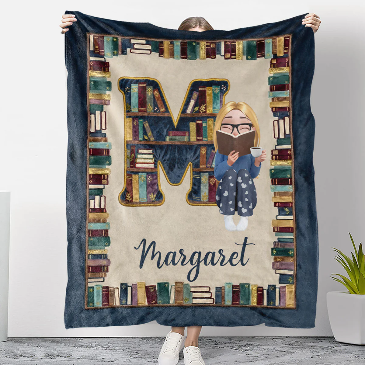 My Reading Blanket - Personalized Custom Fleece Blanket