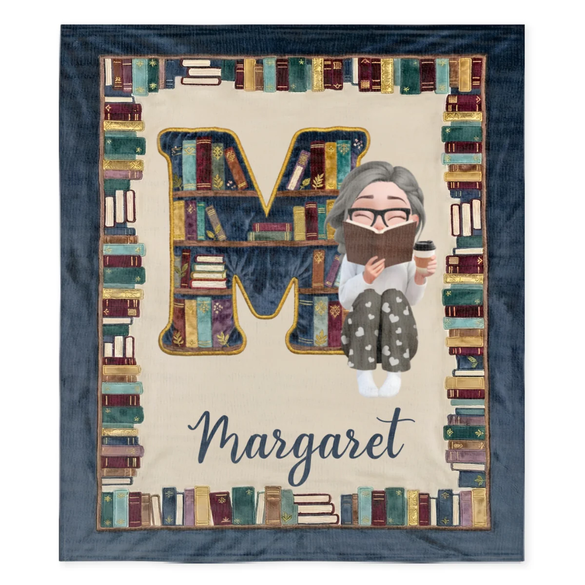 My Reading Blanket - Personalized Custom Fleece Blanket - Image 6