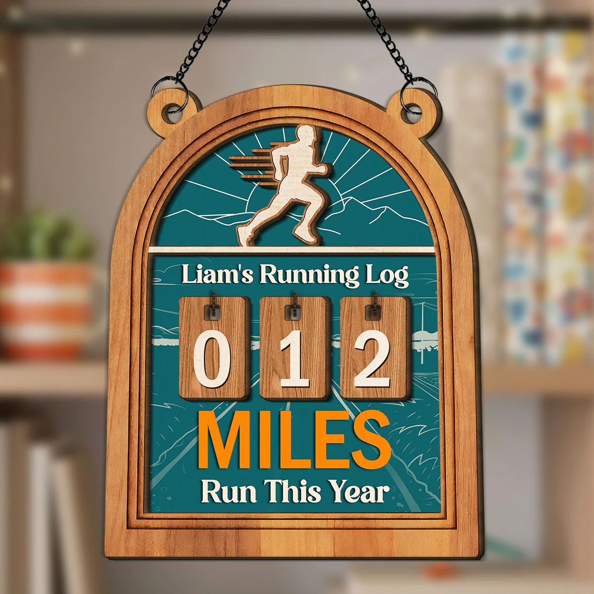 My Running Log - Personalized Custom Tracker Sign
