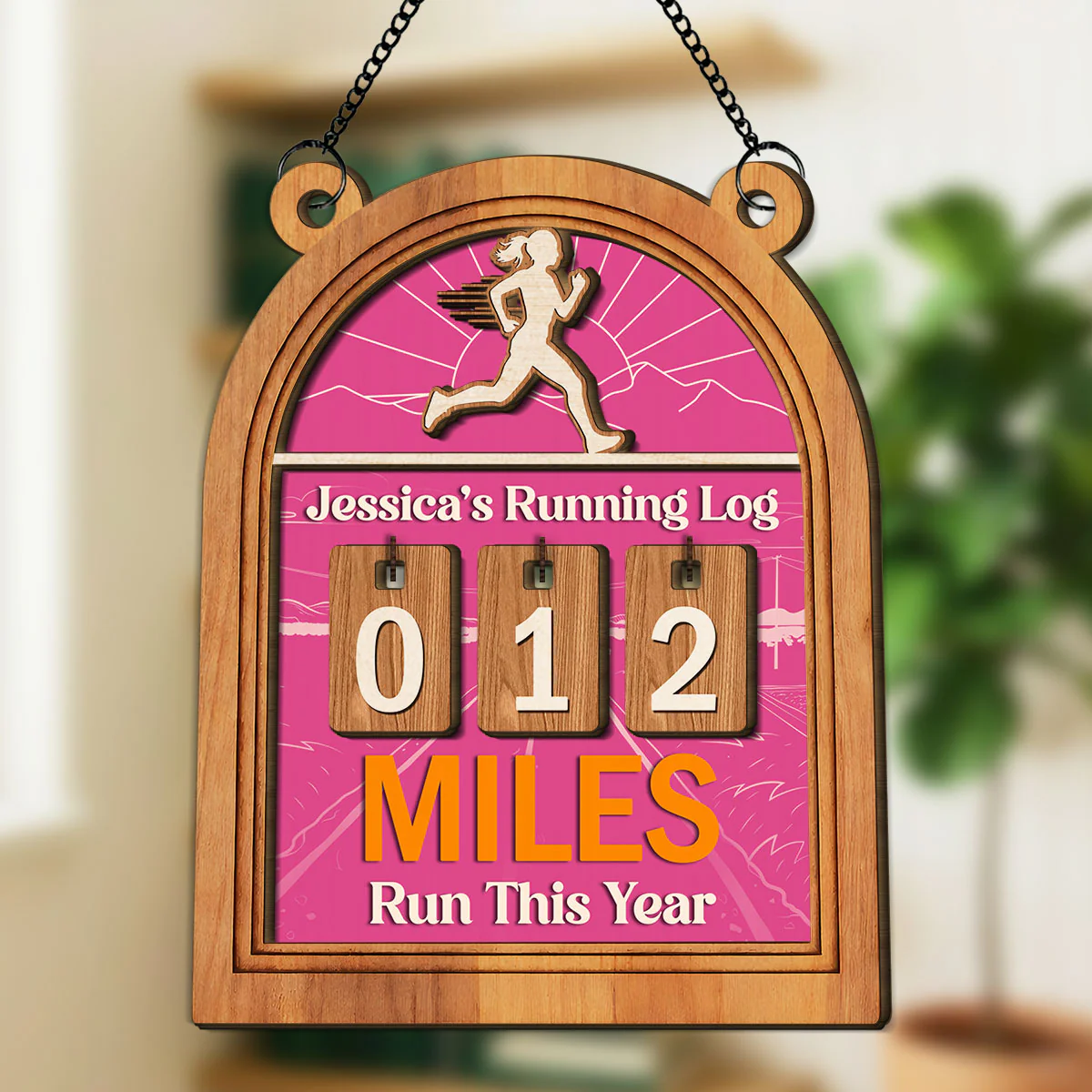 My Running Log - Personalized Custom Tracker Sign - Image 4