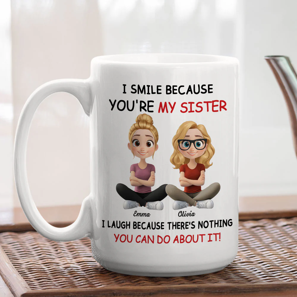 My Sister - Personalized Custom Coffee Mug - Image 3