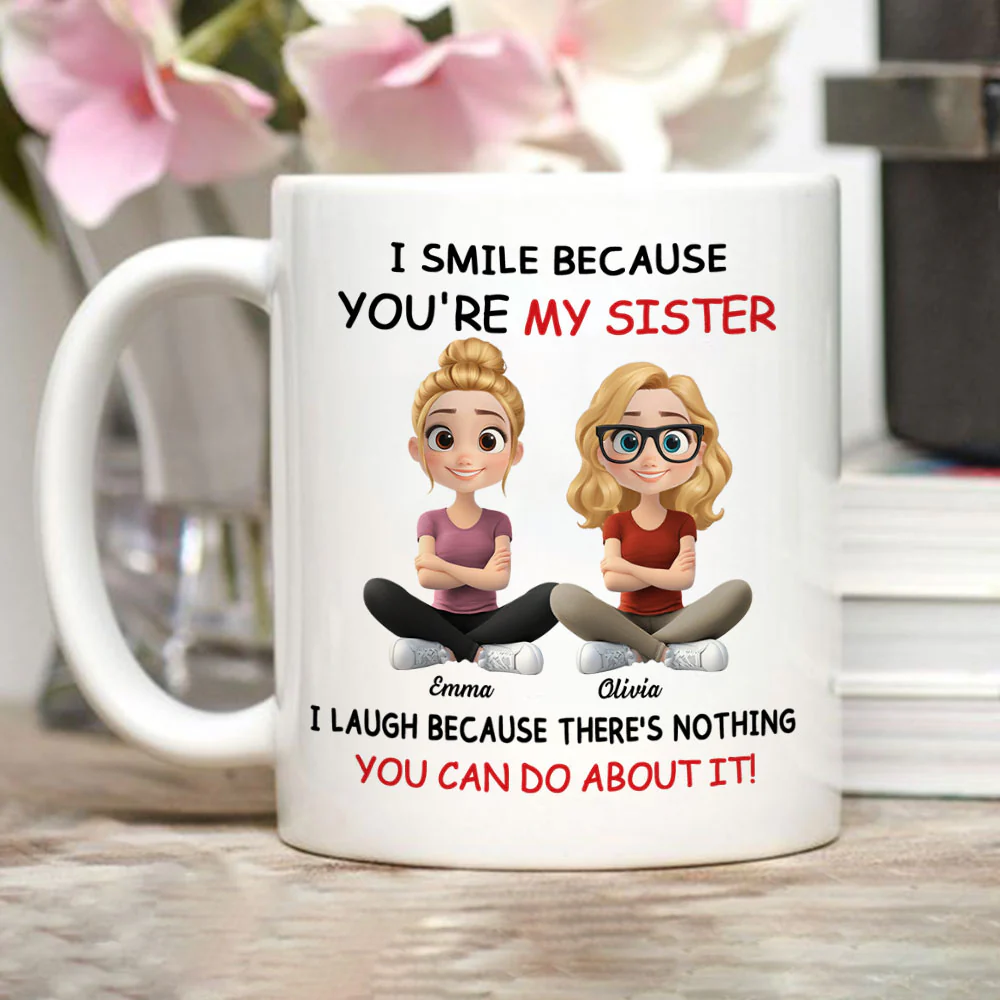 My Sister - Personalized Custom Coffee Mug - Image 4