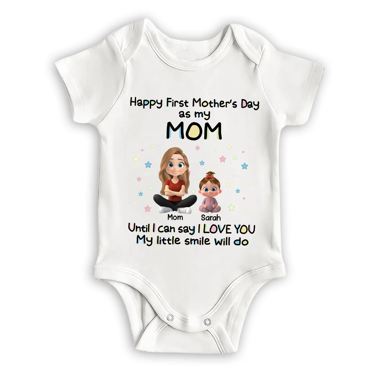 My Smile For You - Personalized Custom Baby Onesie