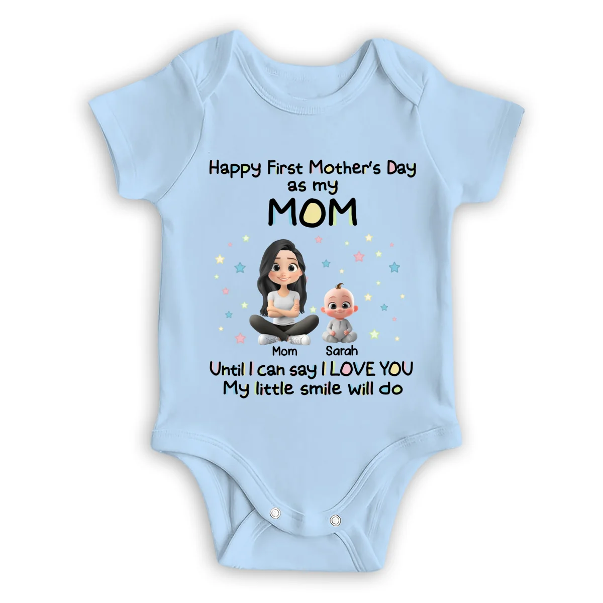 My Smile For You - Personalized Custom Baby Onesie - Image 9