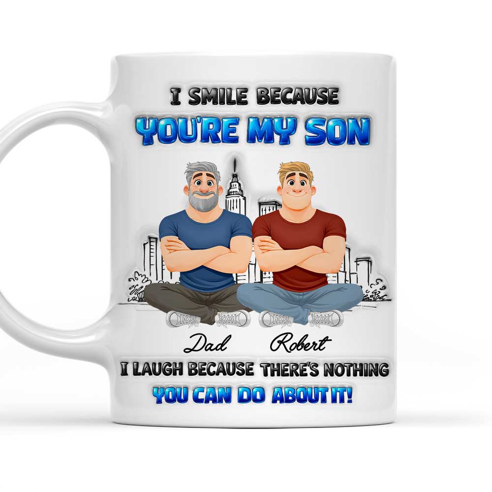 My Son Can Do It - Personalized Custom 3D Inflated Effect Mug