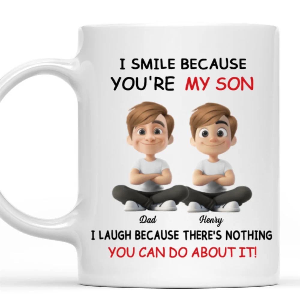 My Son - Personalized Custom Coffee Mug - Image 7